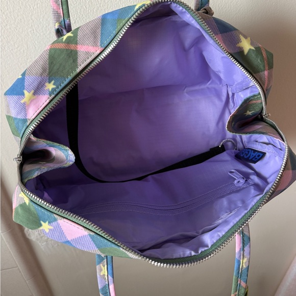 Baggu bowler bag star plaid print - Picture 7 of 8